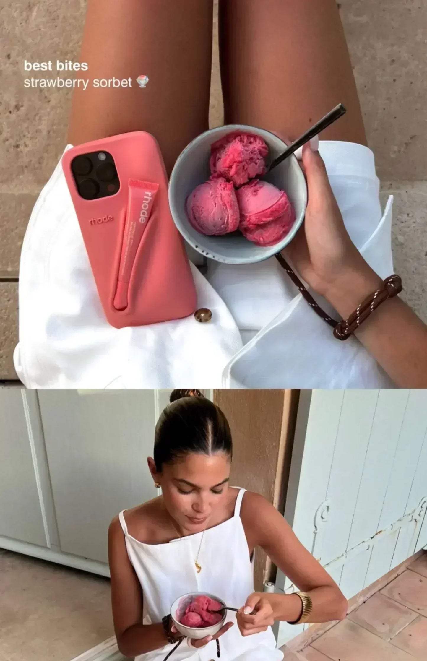 Rhode Case for IPhone 15 Pro Max 14 13 ProMax Lipstick Soft Silicone Portable Lip Gloss Holder Ins Hot Cover Funda