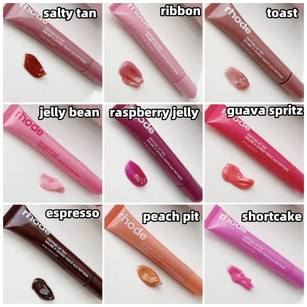Rhode Makeup Lipstick Phone Case Moisturizer Lip Gloss Lines Lasting Nourishing Ins Salty Tan Raspberry Toast Espresso with Box