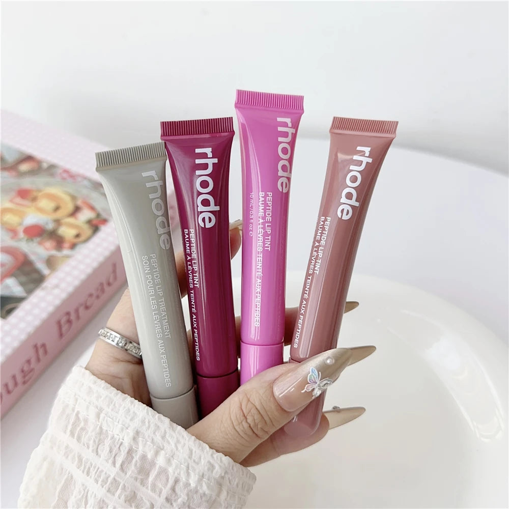 Rhode Makeup Lipstick Phone Case Moisturizer Lip Gloss Lines Lasting Nourishing Ins Salty Tan Raspberry Toast Espresso with Box
