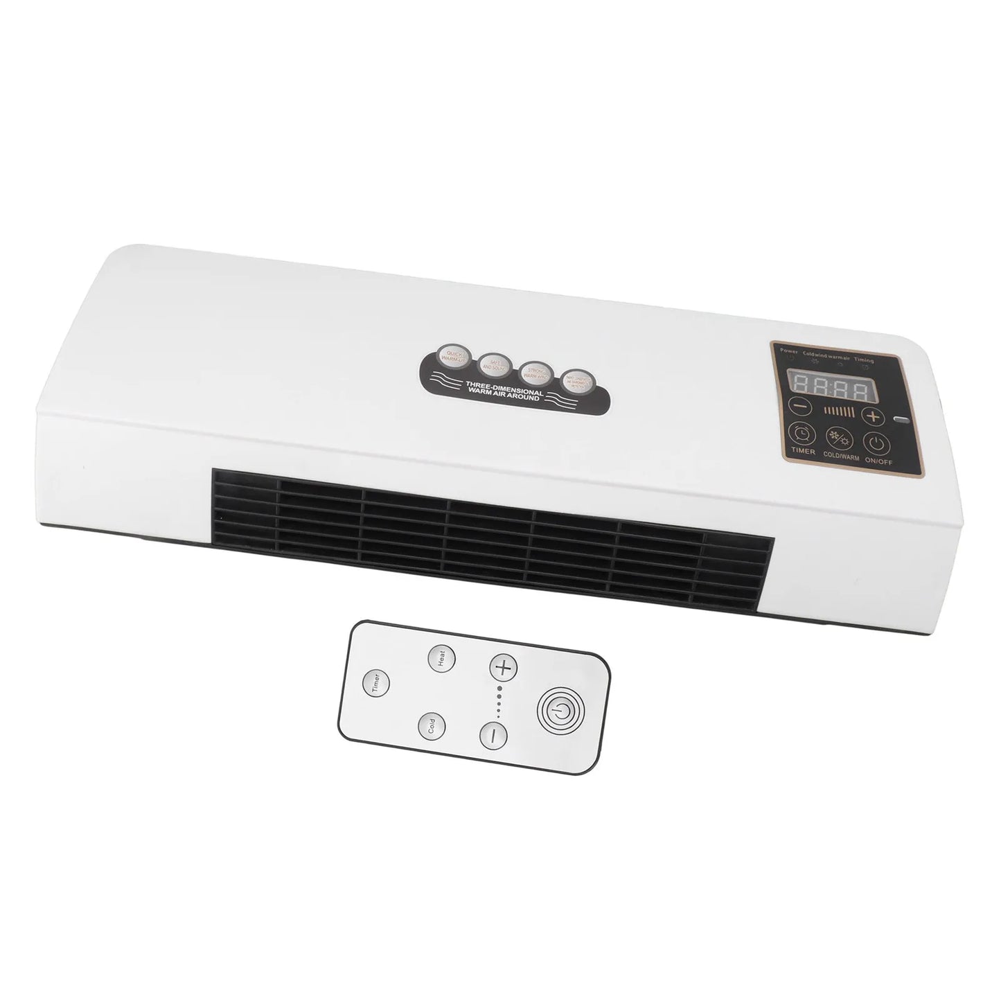 Air Cooler Air Cooler Machine Small Air Conditioner Heater Portable Wall Mounted Air Conditioning Hot Fan for Bathroom Bedroom